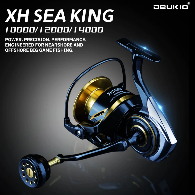Daiwa Reel Bg - Carretilha de Arremesso Longo DEUKIO 10000-14000,