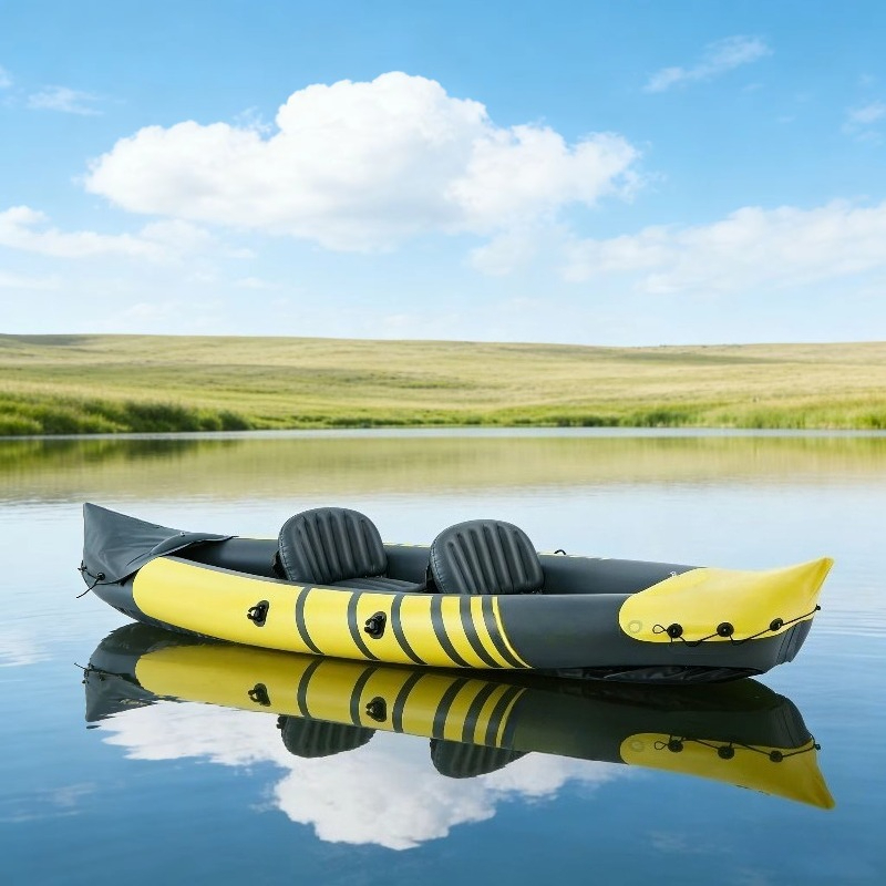 Caiaque Inflável para Pesca co - Fishing Kayak Paddle avaliação e preço